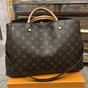 Louis Vuitton Monogram Montaigne GM with Strap
